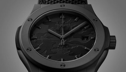 Hublot presents an all black Classic Fusion in collaboration with fashion brand Yohji Yamamoto