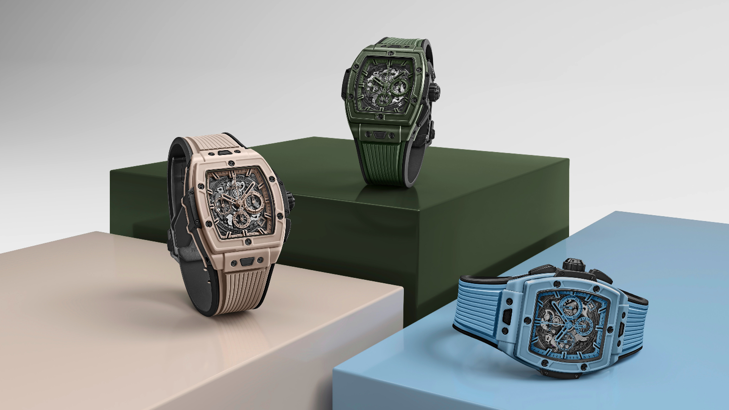 LVMH Watch Week 2025: Hublot presents Spirit of Big Bang Chronograph in new colours and a trio of the Big Bang MECA-10
