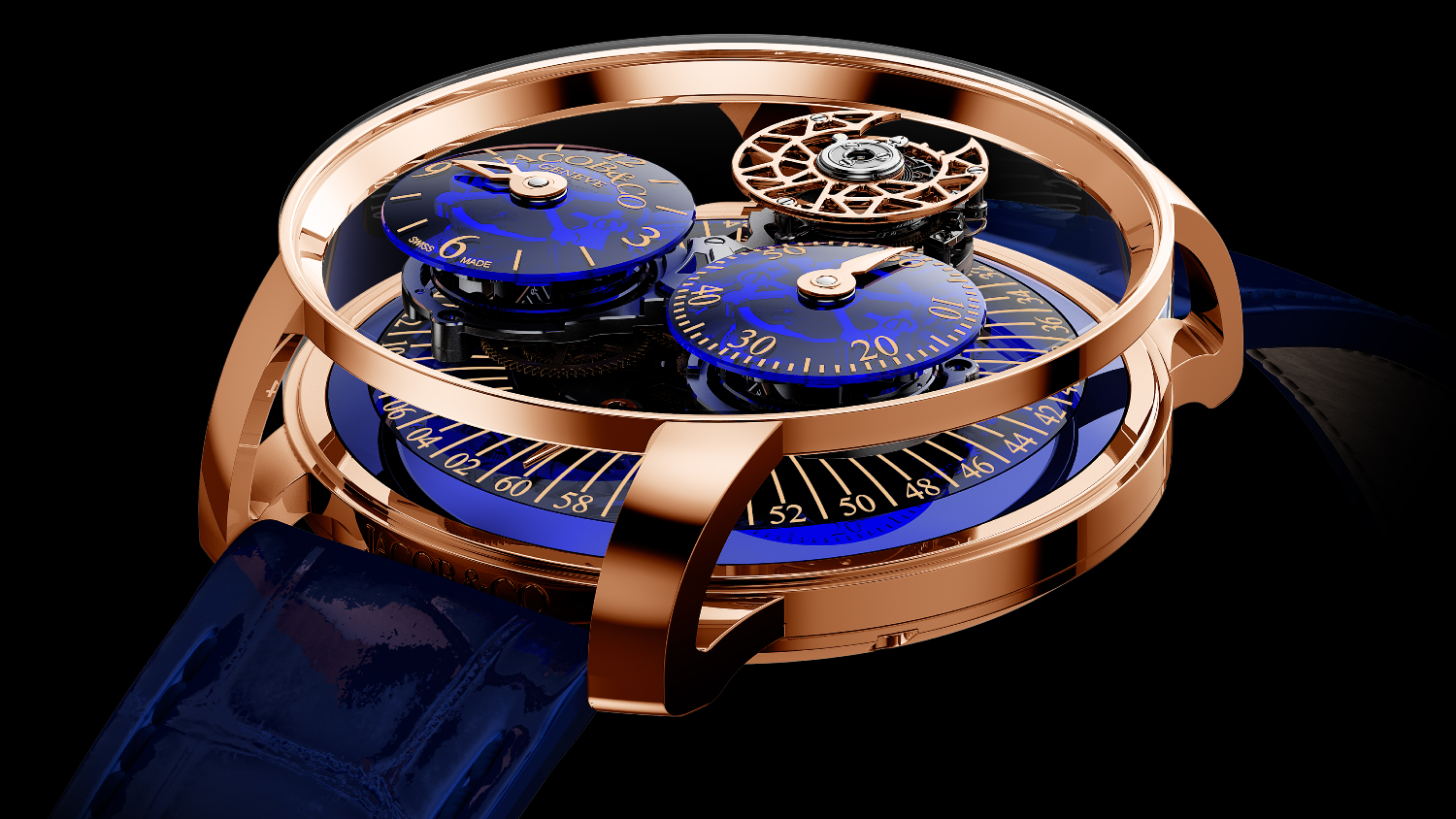 Jacob & Co. presents the new Astronomia Régulateur with floating movement