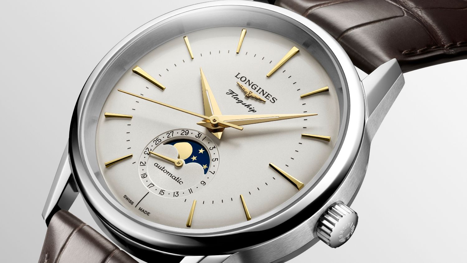 Longines extends Flagship Heritage line with three moonphase models