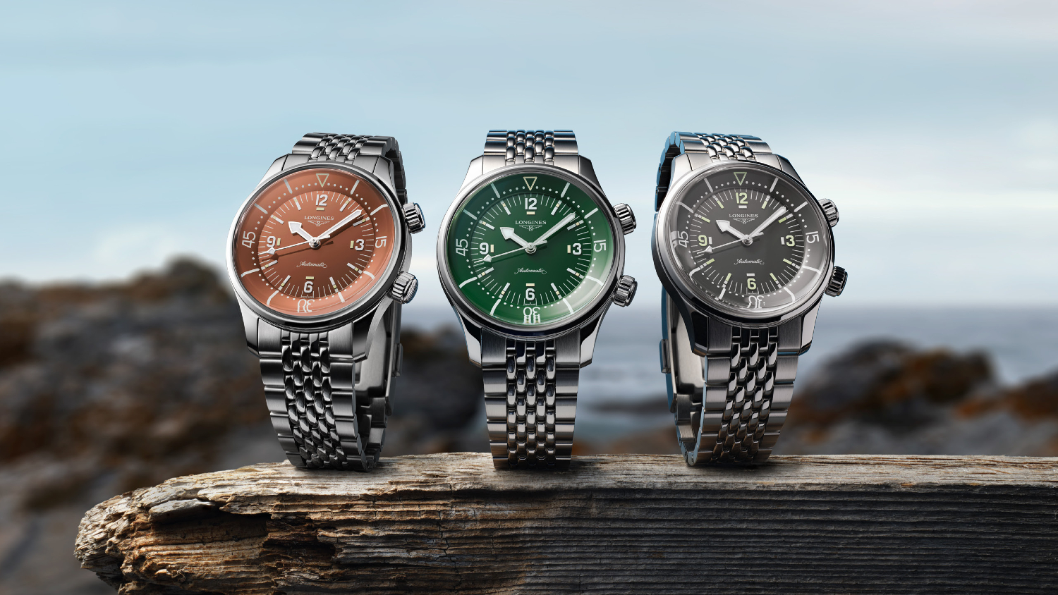 Longines introduces three new colours in the Legend Diver collection