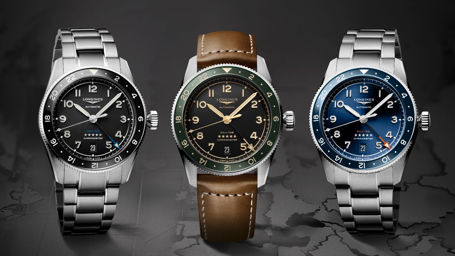 Longines Spirit Zulu Time, now in a 39mm size