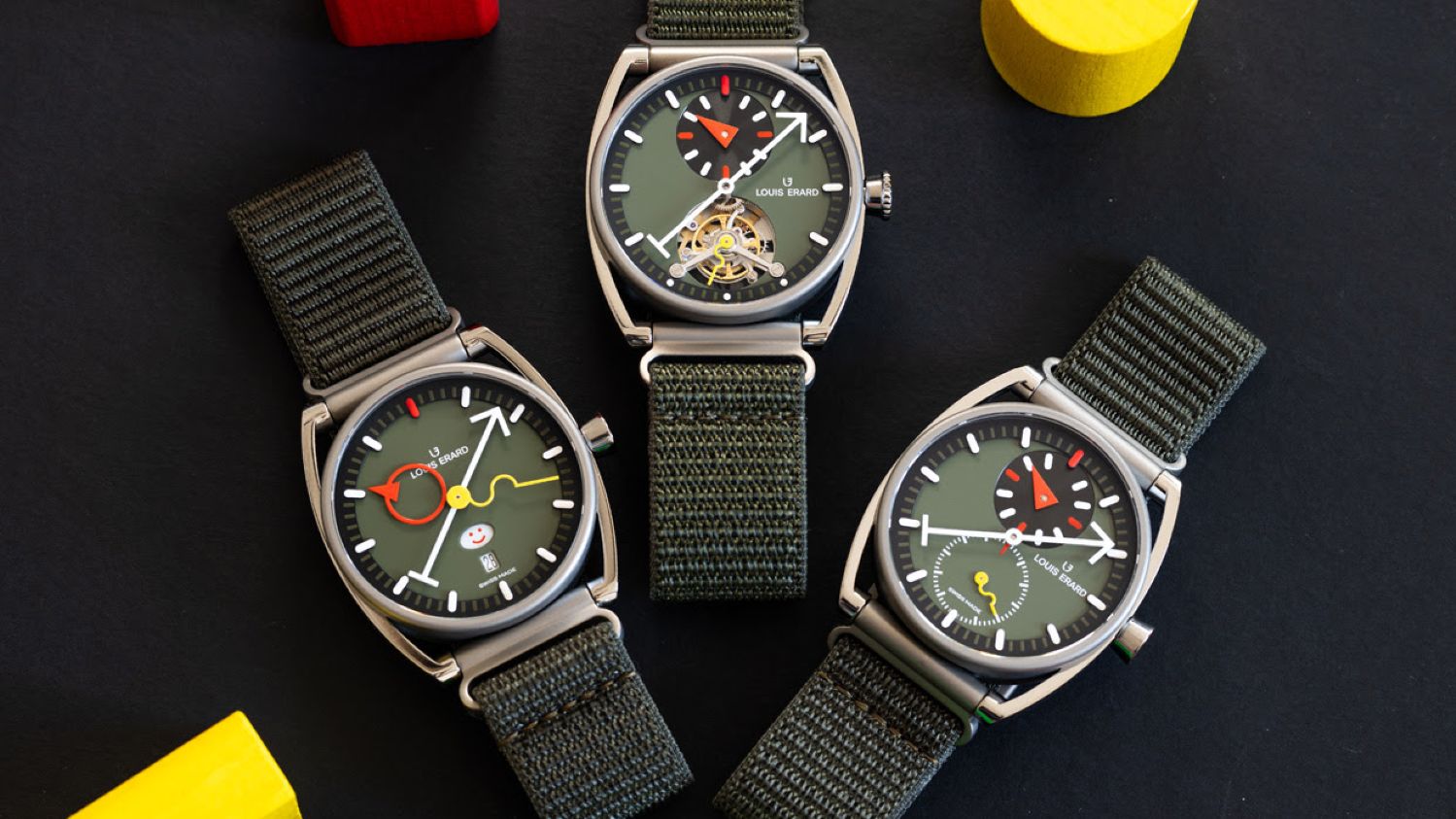 Louis Erard introduces three Khaki editions in collaboration with the watchmaker Alain Silberstein