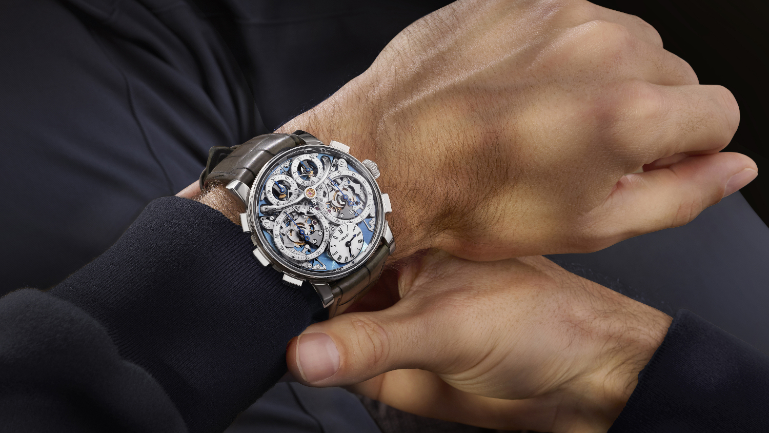 MB&F’s new Legacy Machine Sequential Flyback Platinum has twin chronograph and flyback function