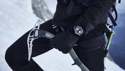 When Simon Messner completed Antarctic Ice Marathon wearing the Montblanc 1858 Geosphere 0 Oxygen South Pole Exploration Limited Edition