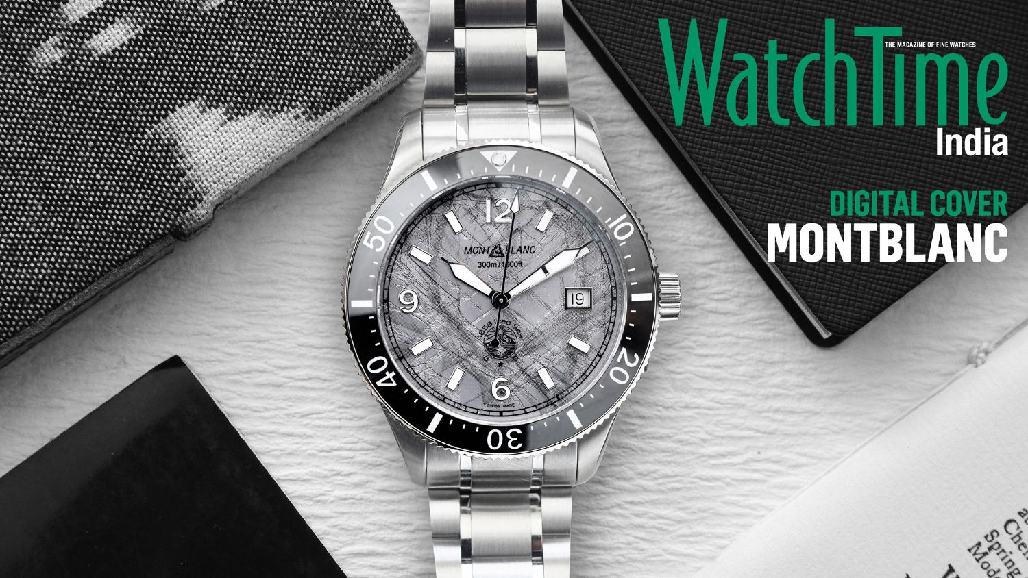 Deep Freeze: The grey dial Montblanc 1858 Iced Sea Automatic Date is set to further the young line’s success