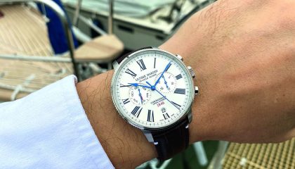 A closer look at the Ulysse Nardin Marine Torpilleur Chronograph with annual calendar