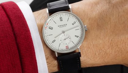 Nomos Glashütte introduces Tangente 2date with a new manufacture calibre
