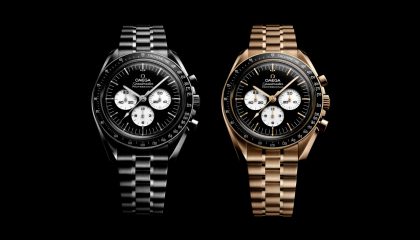 Omega begins the new year with Speedmaster Moonwatch in Black and White