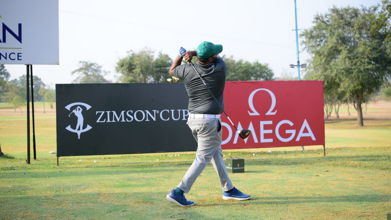 On the greens, at the Zimson Cup