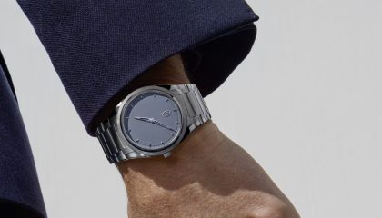 Parmigiani Fleurier’s Tonda PF Micro-rotor Platinum now in stone blue