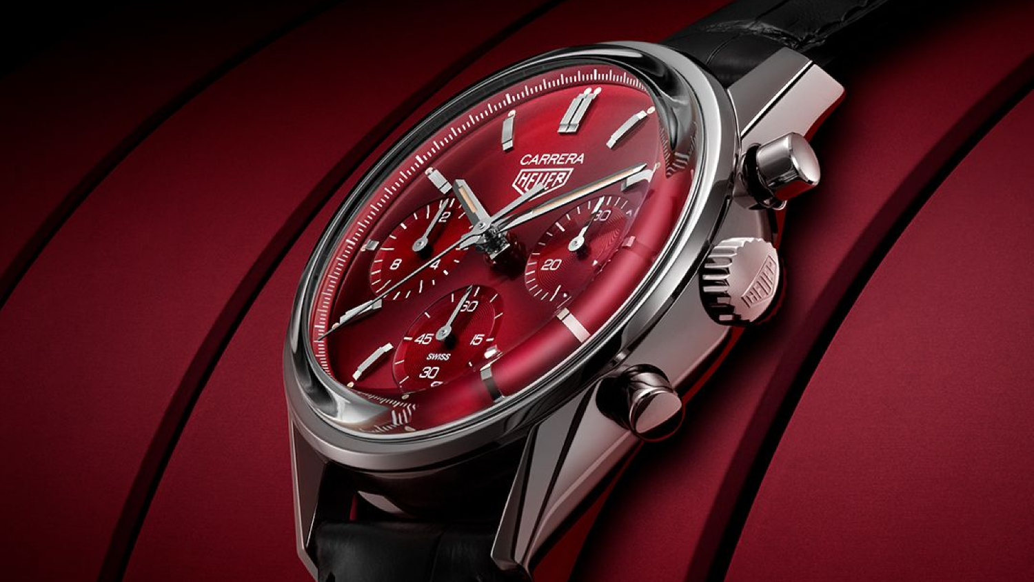 Red alert: The TAG Heuer Carrera Red Dial Limited Edition packs a solid punch