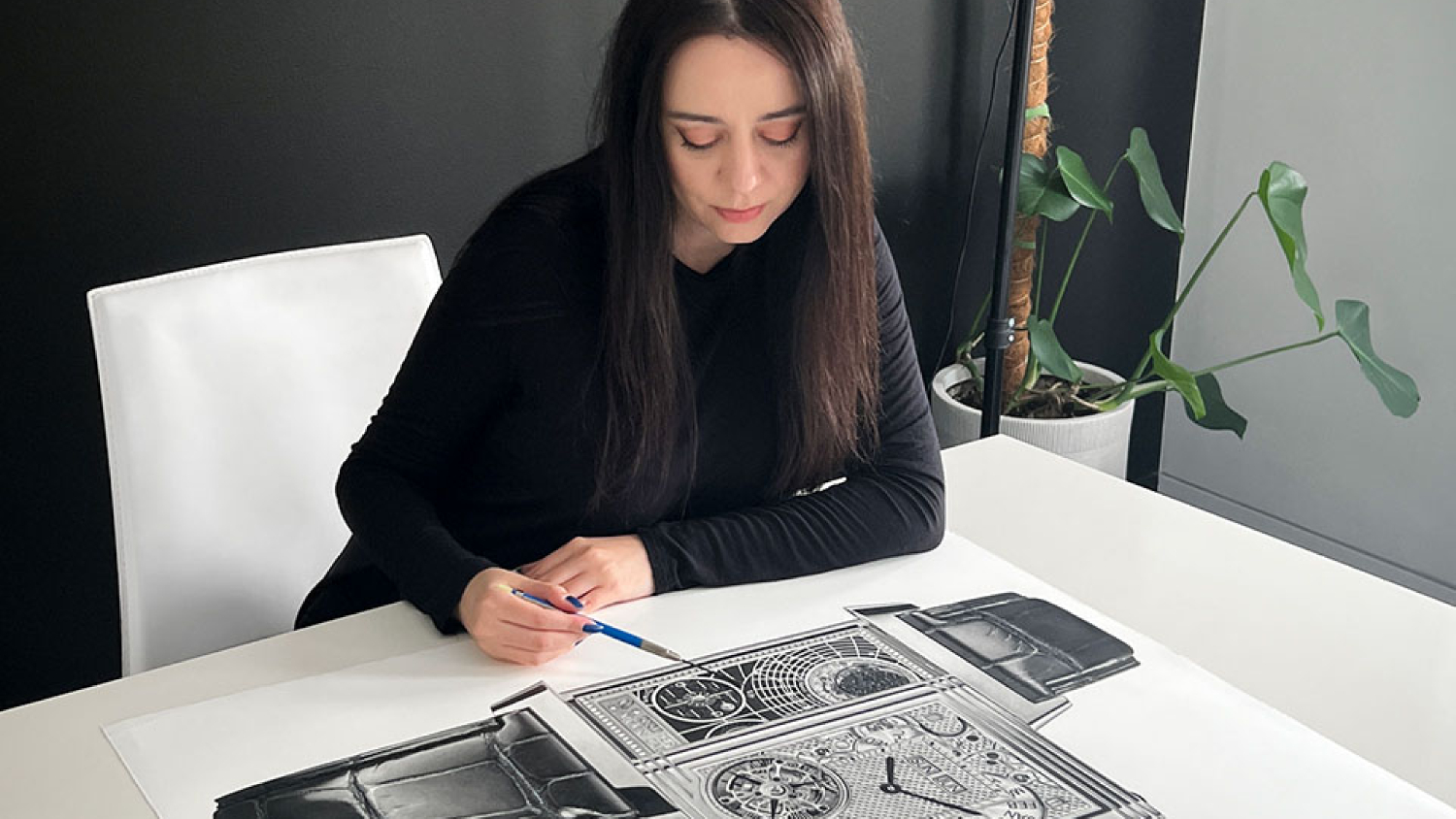 Meet Sinziana Iordache: A hyperrealist artist who creates life-like graphite images of watches