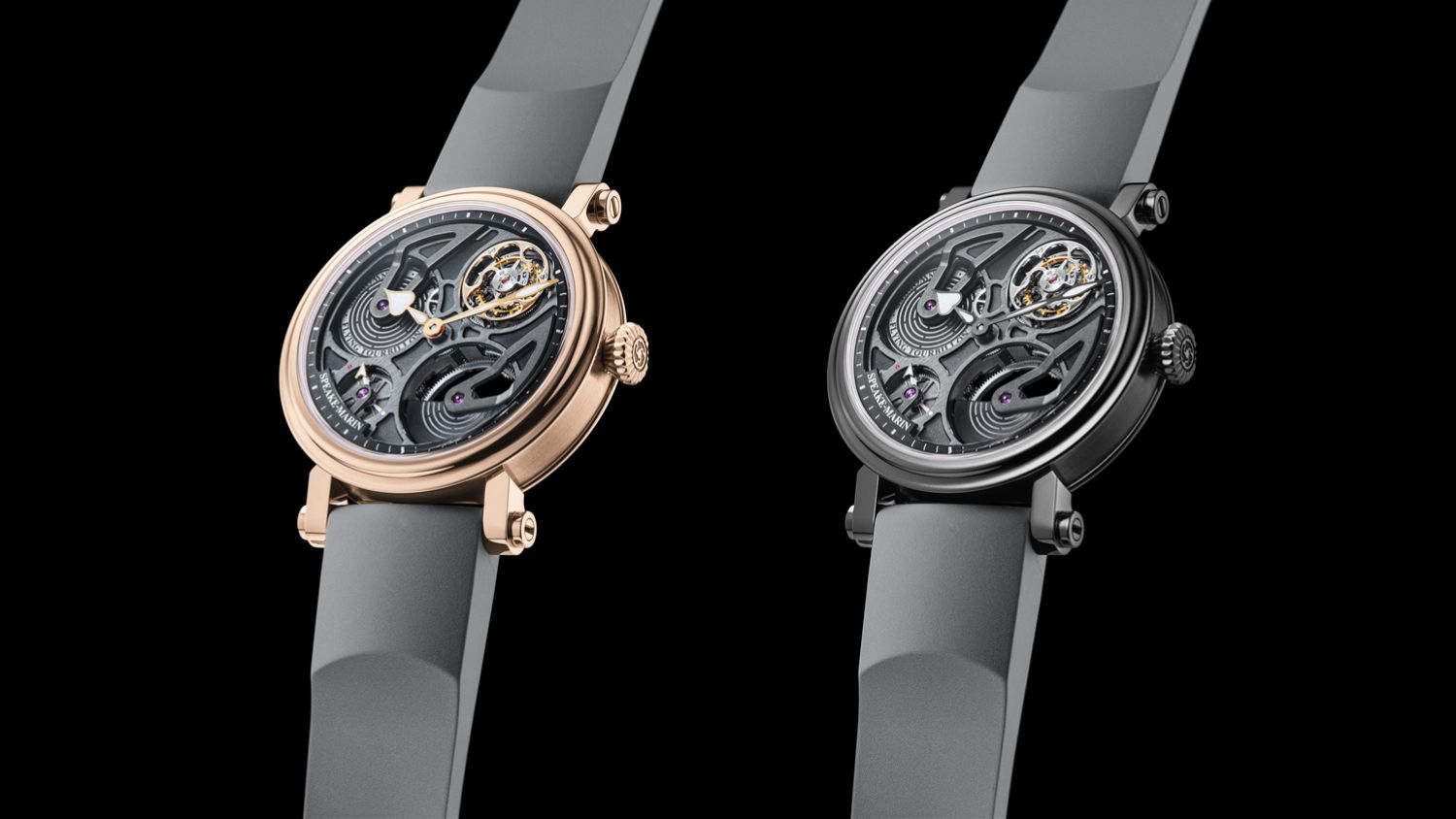 Speake-Marin adds rose gold and titanium to Openworked Tourbillon lineup
