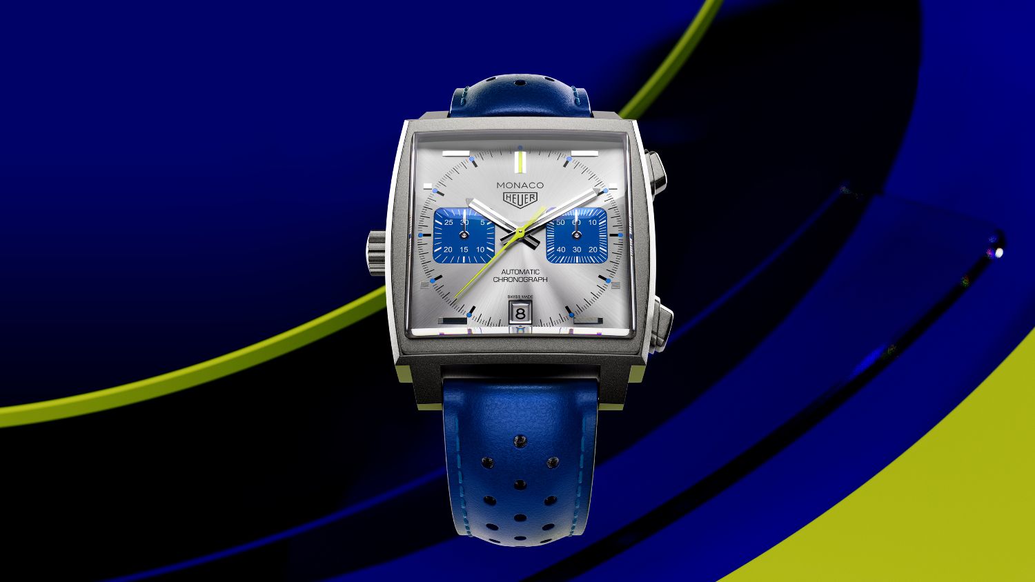 TAG Heuer introduces the new Monaco Chronograph Racing Blue Limited Edition