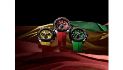 TAG Heuer showcases new Formula 1 Chronograph in three colours