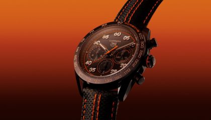 The new special edition TAG Heuer Carrera Chronograph x Porsche Orange Racing