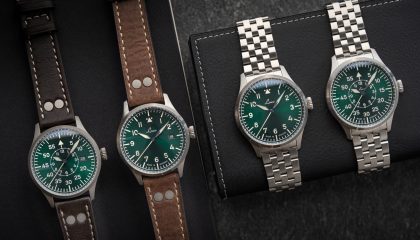 Time to Watches: Laco expands the PRO Series with a new green dial variant