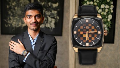 Titan launches a limited edition Grandmaster dedicated to youngest world chess champion Gukesh Dommaraju