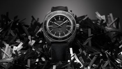 Longines opens 2025 with a new Ultra-Chron in carbon, its first brush with the material