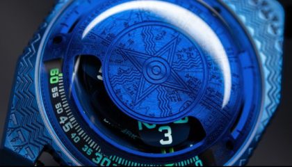 Urwerk UR-100V Time and Culture II recounts the brand’s Mesopotamian inspiration