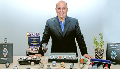 We spoke with Aashdin Billimoria, an author, archivist, historian, and collector, about his love for vintage watches