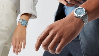 Three Zenith DEFY Skyline editions go icy blue