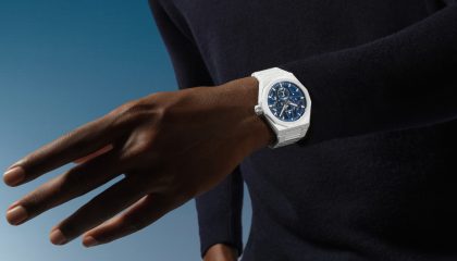 Zenith presents the DEFY Skyline Skeleton in white ceramic