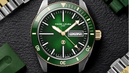 Favre Leuba unveils its Deep Raider Day Date in two tone