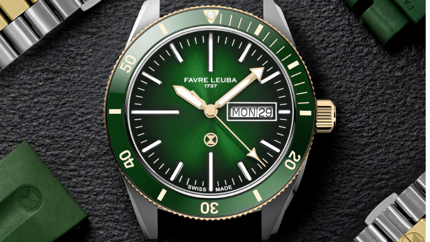 Favre Leuba unveils its Deep Raider Day Date in two tone