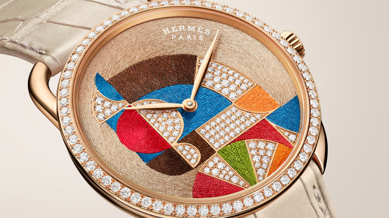 Hermès turns silk into art with the Arceau Cheval Natté