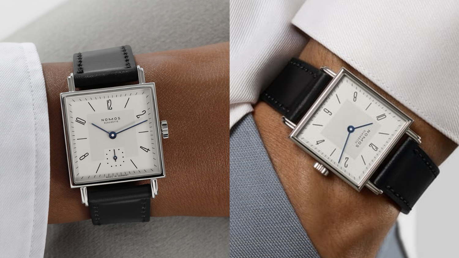 Nomos Glashütte expands the Tetra collection with the Tetra 27 White and Tetra 27 Duo