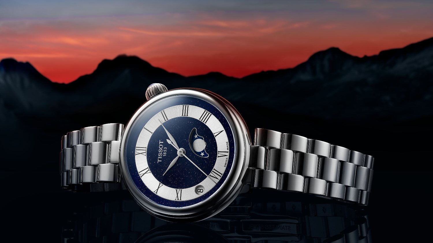 Tissot introduces moonphase to Désir line
