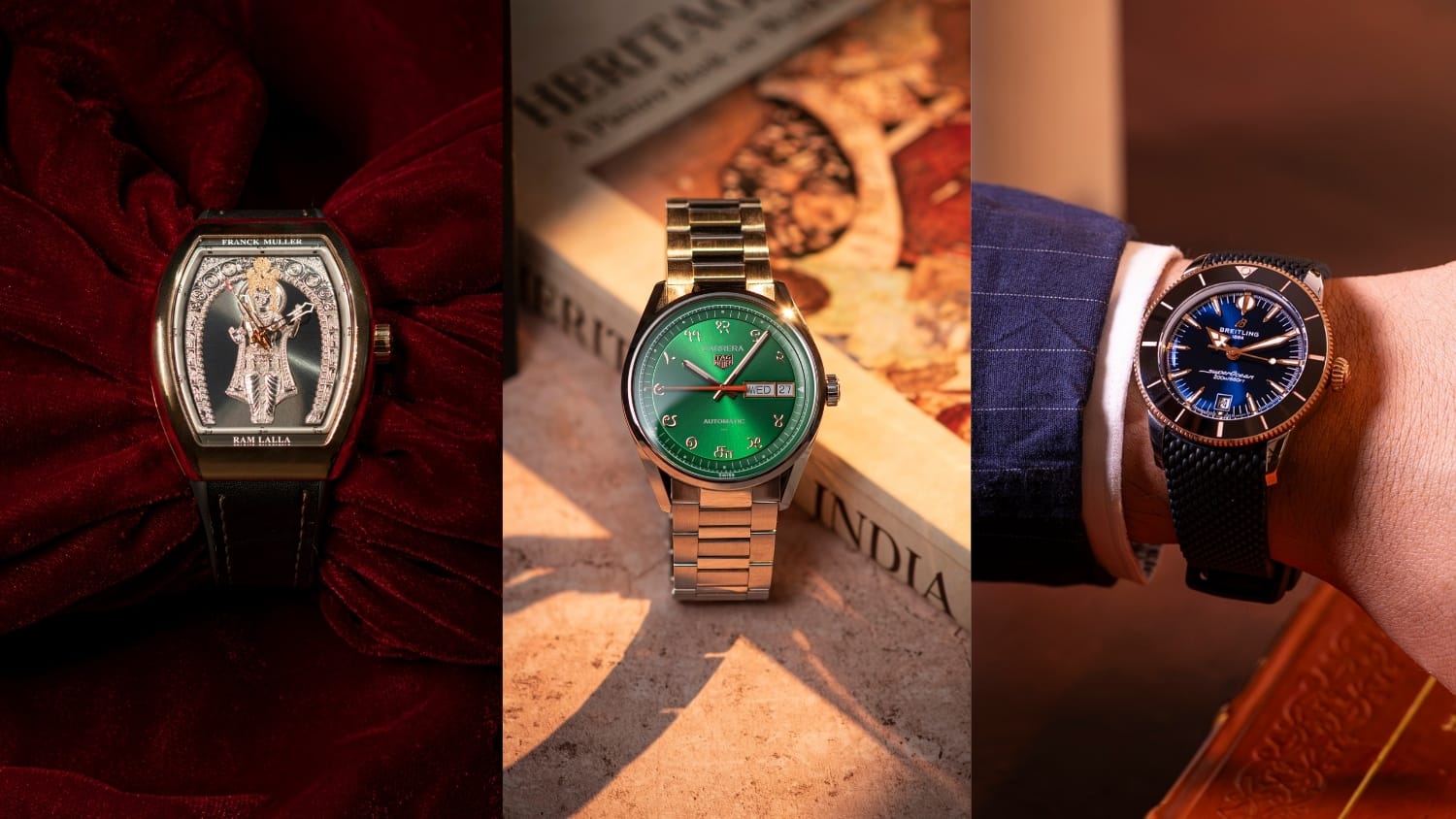 Franck Muller, TAG Heuer, and Breitling’s India-inspired timepieces have been launched at Kapoor Watch Company’s Hours & Icons
