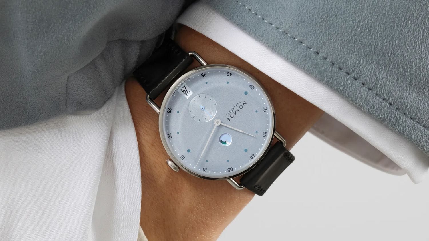 Nomos Glashütte unveils two Metro watches with ice-blue dials