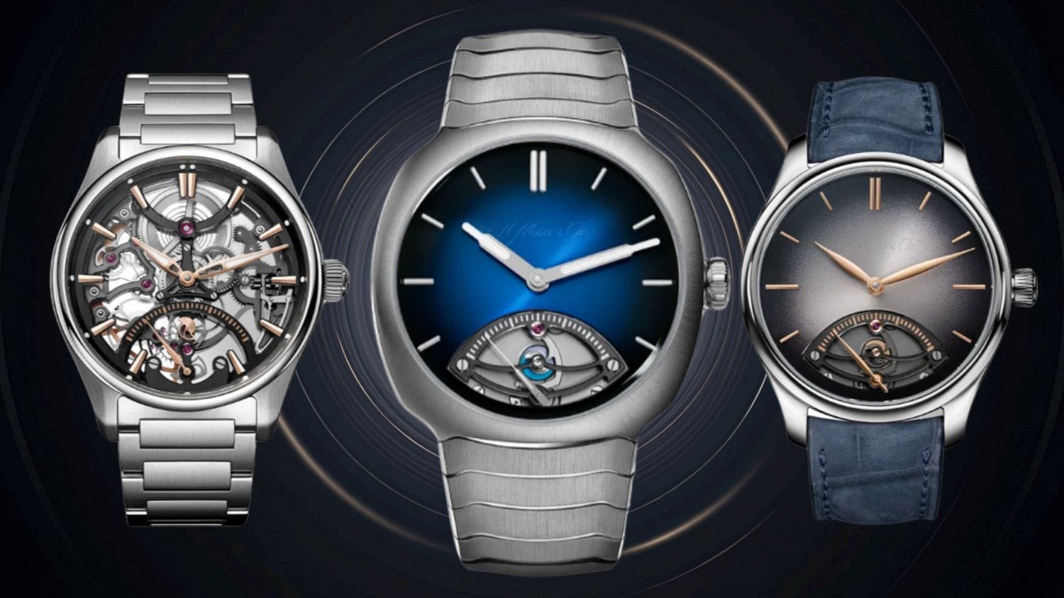 H. Moser & Cie. introduces three new and distinct Retrograde Seconds watches across collections
