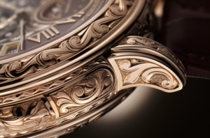 The stunning engravings underscore the precious nature of the Ref. 6002 Sky Moon Tourbillon by Patek Philippe even more