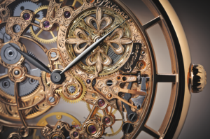 Engraving on the skeleton case of Patek Philippe Ref. 5180/1R