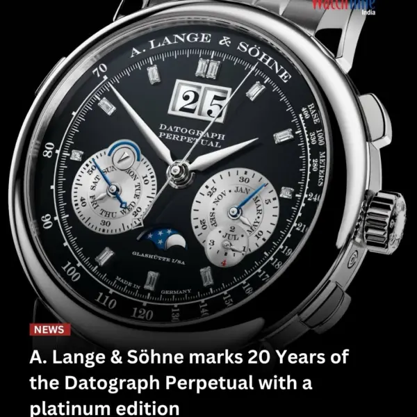 First unveiled in 2006, the Datograph Perpetual combines a flyback chronograph and
