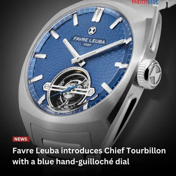 Launched last year, the Chief Tourbillon by Favre Leuba marked the brand’s